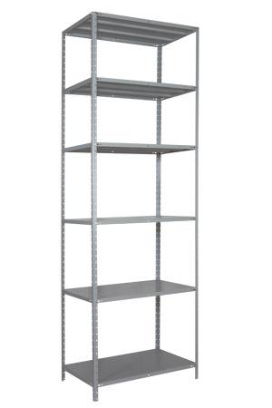 Estante (2,98 x 0,92 x 0,58 mts ) c/ 6 prateleiras para 150 kgs por prateleira.